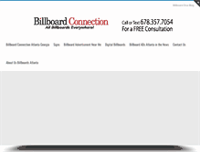 Tablet Screenshot of billboardadsatlanta.com